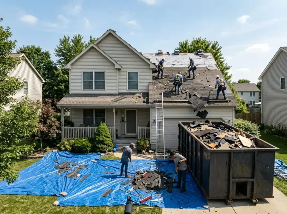 roof-replacement-debris-remova-004 — frequently asked questions, Cheapest Dumpster Rentals in Boise, ID